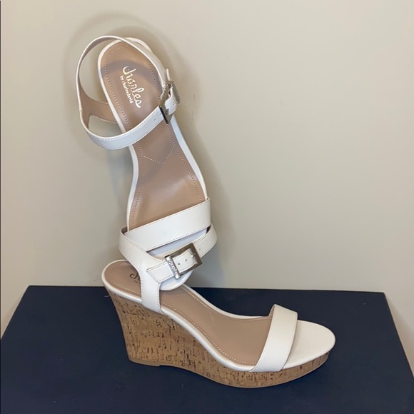 Charles David Shoes - Women’s/NWT/CharlesDavid/White/Wedge/Sandal/9.5